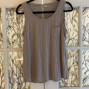 Prana Large Tank Top Light Gray